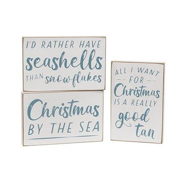 Christmas by the Sea Block 3 Asstd - The Fox Decor